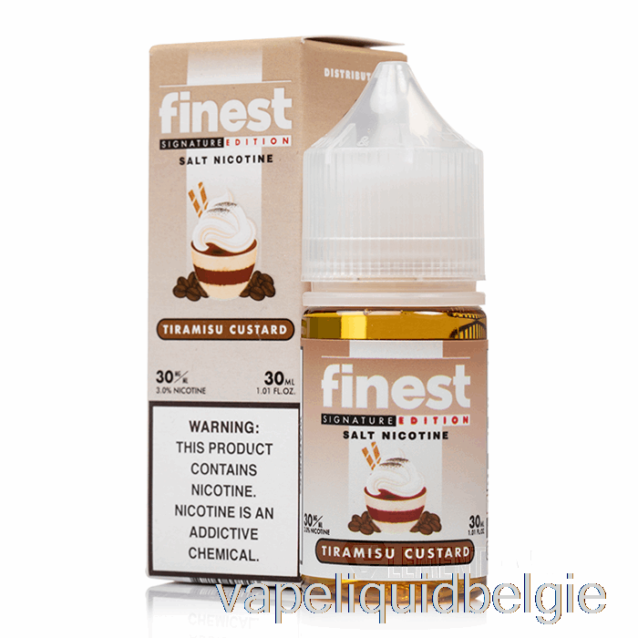 Vape Smaken Tiramisu Vla - De Beste Signature Edition Zout Nic - 30ml 30mg